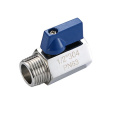 stainless steel 316 Npt thread 1/2" 1/4" female male brass mini ball valve